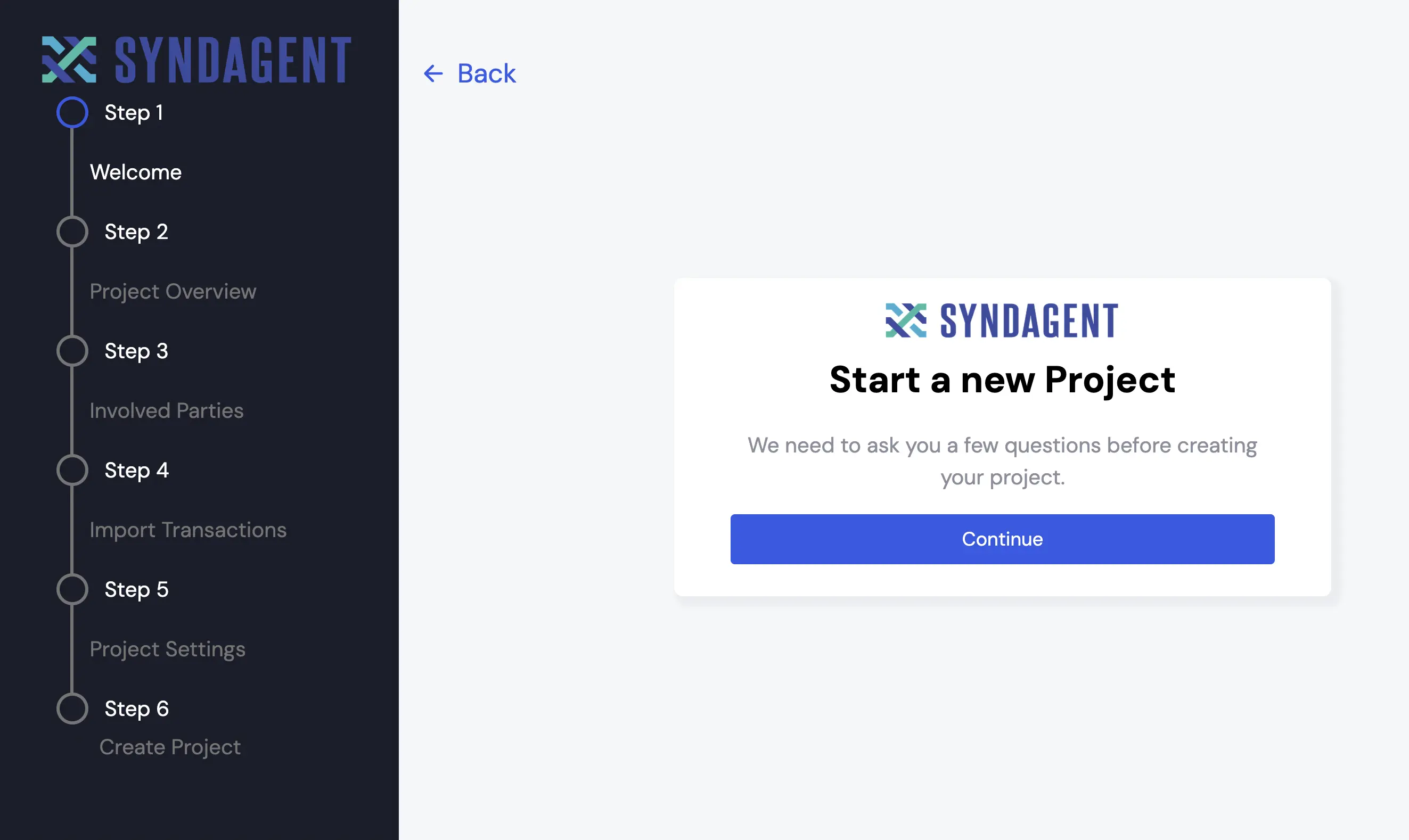 Start the Project