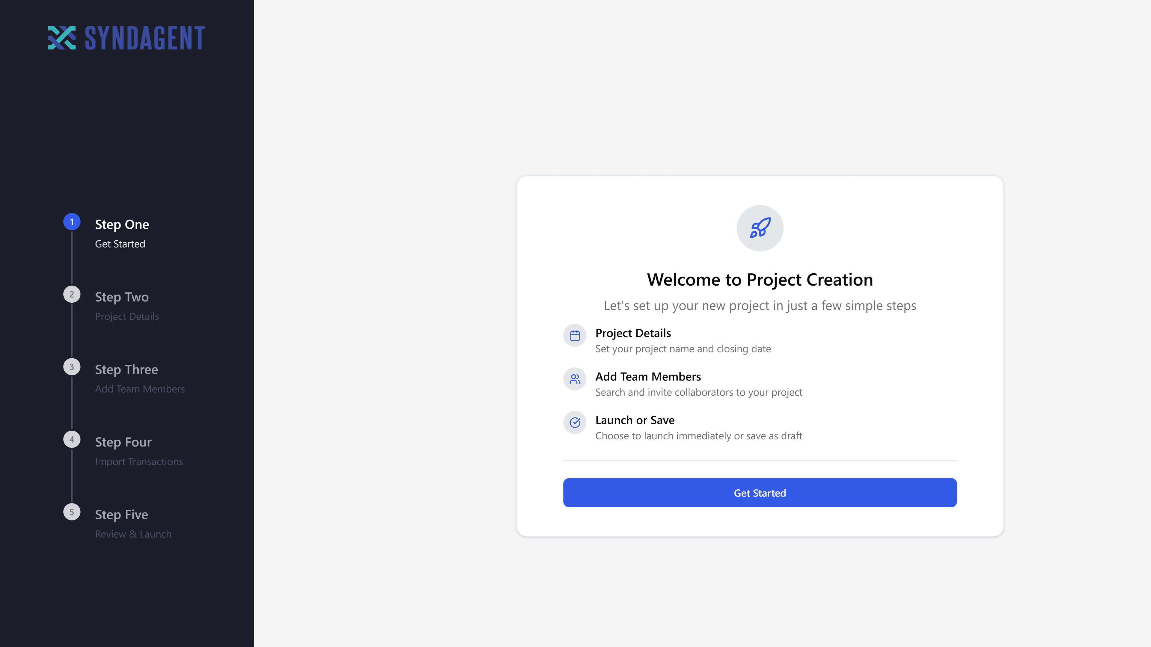 Start the Project